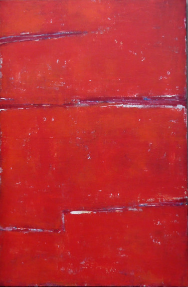 Peinture intitulée "Série Rouge" par Chantal Malet, Œuvre d'art originale, Acrylique