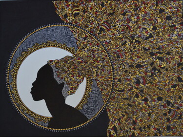 제목이 "Umbra III"인 그림 Emilie Chaplain로, 원작, 잉크