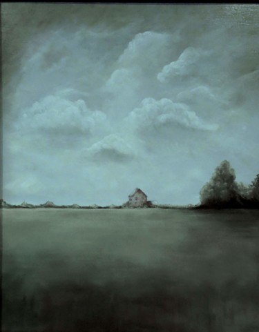 Peinture intitulée "No One is Home" par Charlene Wooden, Œuvre d'art originale, Huile