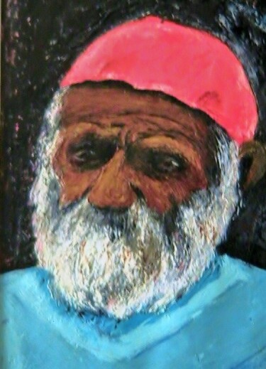 Peinture intitulée "Le vieux marin péch…" par Charles Corbin, Œuvre d'art originale, Huile