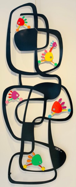Escultura titulada "Énigme" por Charles Stratos, Obra de arte original, Acero inoxidable