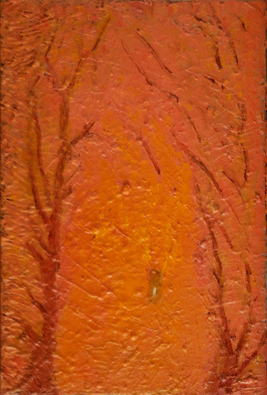 Картина под названием "The Presence" - Charles Riley, Подлинное произведение искусства, Масло Установлен на Деревянная рама…