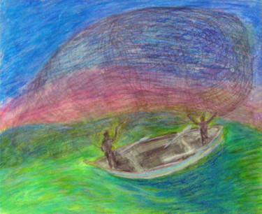 Dessin intitulée "Catch the Sun" par Charles Riley, Œuvre d'art originale, Crayon