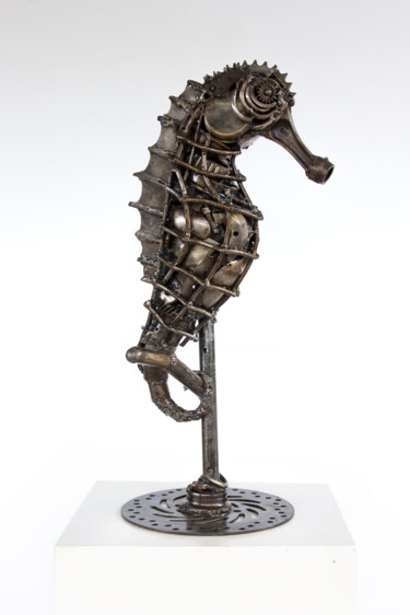 Γλυπτική με τίτλο "Metal seahorse scul…" από Chatree Choorachatatorn (Mari9art), Αυθεντικά έργα τέχνης, Μέταλλα