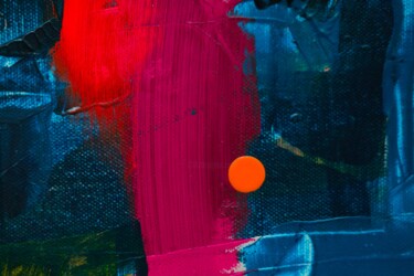 Pittura intitolato "Orange Doth" da Chaya Shurkin, Opera d'arte originale, Acrilico