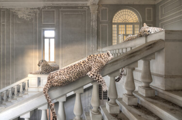 Malarstwo zatytułowany „Leopards Never Lose…” autorstwa Cheraine Collette, Oryginalna praca, Malarstwo cyfrowe Zamontowany n…