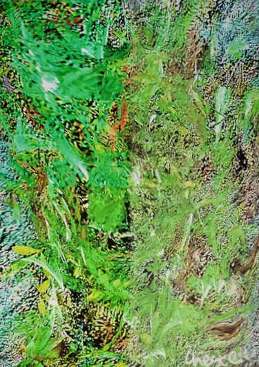 Arts numériques intitulée "Un lutin se cache d…" par Richard Raveen Chester, Œuvre d'art originale, Peinture numérique