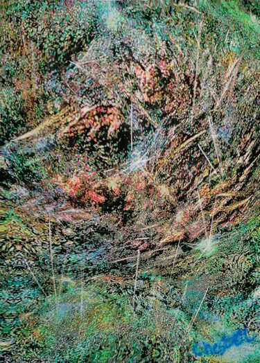 Digital Arts titled "Une tempête de grêl…" by Richard Raveen Chester, Original Artwork, Digital Painting