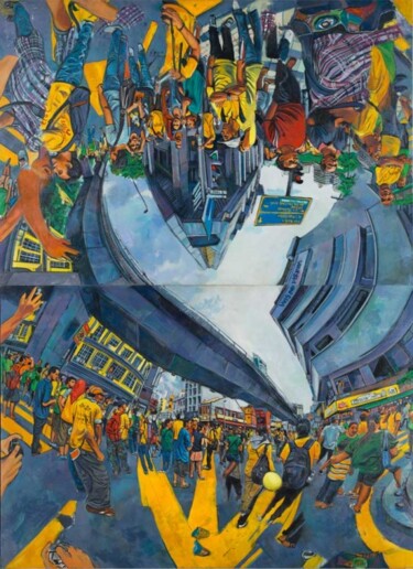 Pittura intitolato "Bersih 3.0.Shown in…" da Chin Kong Yee, Opera d'arte originale