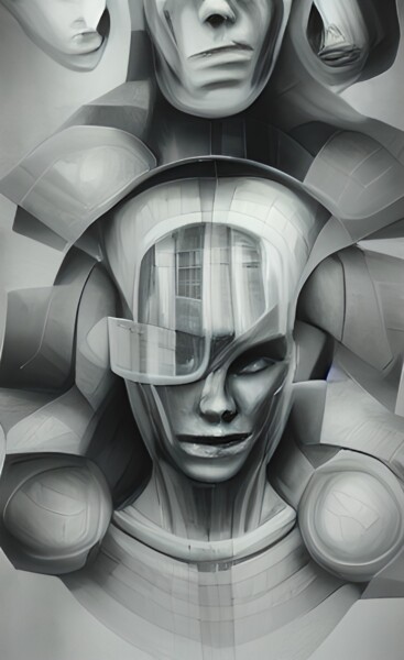 Digital Arts titled "Stealth Mode" by China Alicia Rivera, Original Artwork, Digital Painting