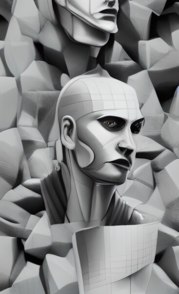 Digitale Kunst getiteld "Mason" door China Alicia Rivera, Origineel Kunstwerk, Digitaal Schilderwerk