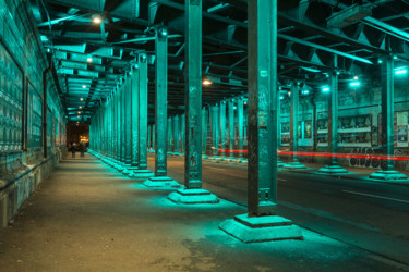 Fotografie getiteld "Alte Eisenbahnbrück…" door Chris Schäfer, Origineel Kunstwerk, Digitale fotografie