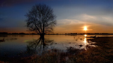 Fotografie mit dem Titel "Sonnenuntergang an…" von Chris Schäfer, Original-Kunstwerk, Digitale Fotografie