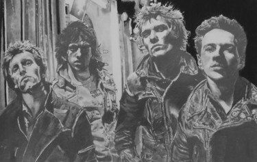 Desenho intitulada "The Clash" por Jonesy12, Obras de arte originais, Grafite