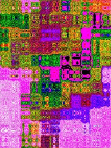 Digital Arts titled "circuits pink etc" by Chris Lee, Original Artwork