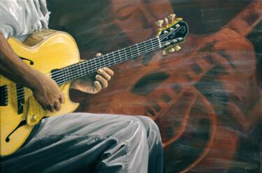 Pintura titulada "Djangolem" por Christian Assel, Obra de arte original, Acrílico Montado en Bastidor de camilla de madera