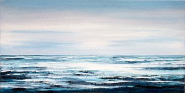 Pittura intitolato "Horizon" da Christian Biard, Opera d'arte originale, Olio