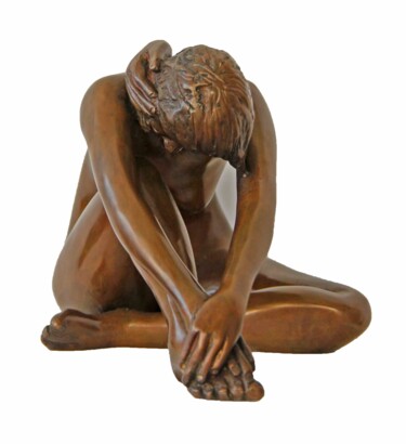 Escultura intitulada "Présence" por Christian Candelier, Obras de arte originais, Bronze