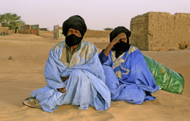 Photographie intitulée "Mauritanie Touaregs" par Christian Clausier, Œuvre d'art originale