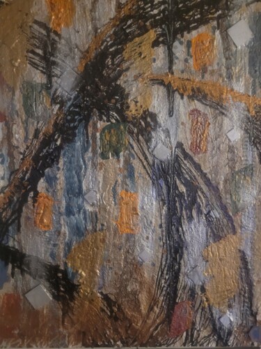 Pintura titulada "Éclats et Textures…" por Christian Debien, Obra de arte original, Oleo Montado en Bastidor de camilla de m…