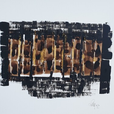 Peinture intitulée "1T-B Rupture" par Christian Feltin, Œuvre d'art originale, Acrylique