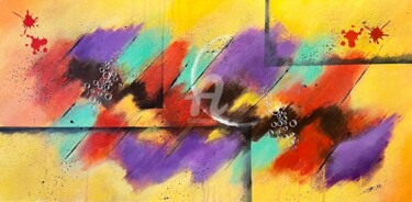 Peinture intitulée "TOKACHY" par Christian Riotte (Crys), Œuvre d'art originale, Acrylique Monté sur artwork_cat.