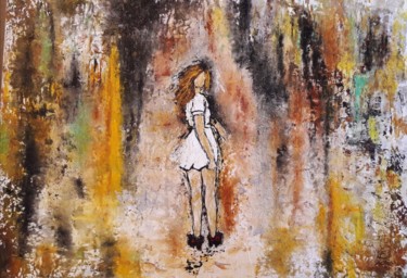 Peinture intitulée "Le Passage vers Dem…" par Christiane Guerry, Œuvre d'art originale, Acrylique Monté sur Châssis en bois