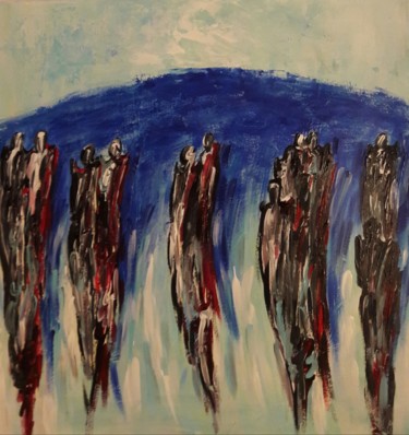 Pittura intitolato "Nirvana" da Christiane Guerry, Opera d'arte originale, Acrilico