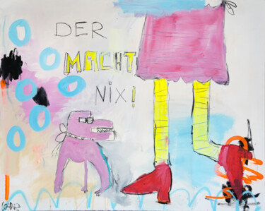 Pittura intitolato "Der macht nix" da Christiane Lohrig, Opera d'arte originale, Acrilico