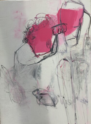 Pintura intitulada "humeur incertaine 2" por Christiane Sottile, Obras de arte originais, Pigmentos