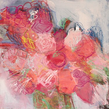 Peinture intitulée "Flowers" par Christiane Sottile, Œuvre d'art originale, Pigments