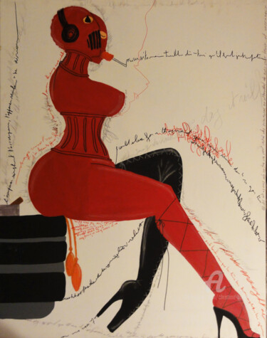 Peinture intitulée "A la recherche de l…" par Christine Barone, Œuvre d'art originale, Acrylique Monté sur Châssis en bois