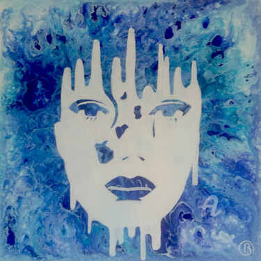 Картина под названием "Dissolution" - Christine Barone, Подлинное произведение искусства, Акрил Установлен на Деревянная рам…