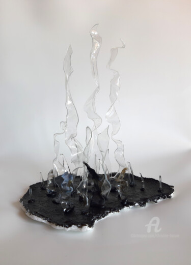 Sculpture titled "Structure 0.13" by Christine Barone, Original Artwork, Plastic