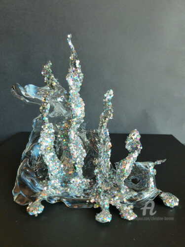 Sculpture titled "Structure 0.14" by Christine Barone, Original Artwork, Plastic