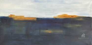 Картина под названием "Lointain soleil" - Christine Barth Mroz, Подлинное произведение искусства, Акрил Установлен на Деревя…
