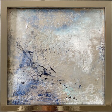 Painting titled "Lumiere d argent" by Christine Barth Mroz, Original Artwork, Acrylic Mounted on Wood Stretcher frame