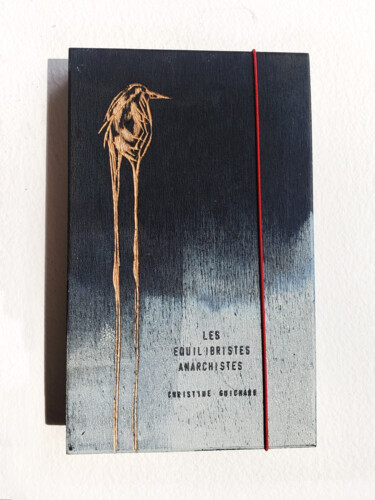 Estampas & grabados titulada "Les équilibristes a…" por Christine Guichard, Obra de arte original, Grabado
