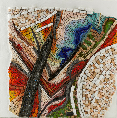 Escultura intitulada "Emotions" por Christine Kerfant, Obras de arte originais, Mosaico