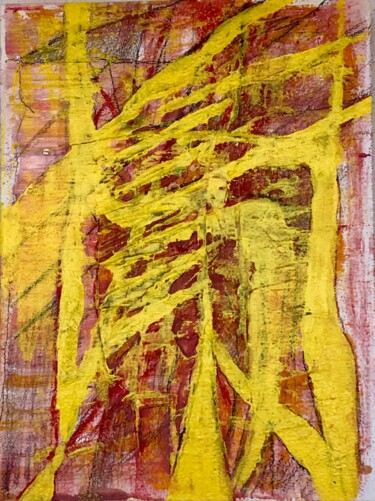 Malerei mit dem Titel "Fahren" von Christoph Scholz, Original-Kunstwerk, Acryl