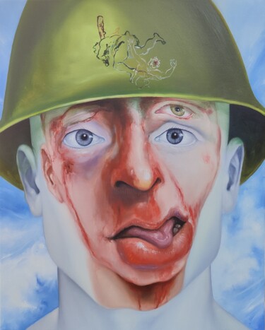 Schilderij getiteld "Final Trilogy - War…" door Christophe Avella Bagur, Origineel Kunstwerk, Olie Gemonteerd op Frame voor…