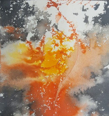 Painting titled "soleil-un-jour.jpg" by Christophe Dupuy, Original Artwork, Ink