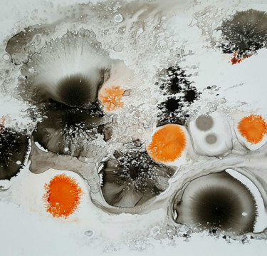 Painting titled "microcosme.jpg" by Christophe Dupuy, Original Artwork, Ink