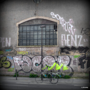 Photography titled "Le Vélo" by Christophe Plousey, Original Artwork, Digital Photography
