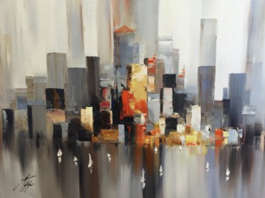 绘画 标题为“New York” 由Christophe Point, 原创艺术品, 油