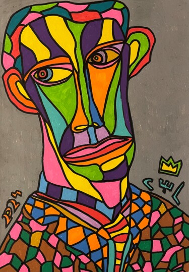 Drawing titled "Pablo" by Christophe Verger-Lecocq, Original Artwork, Marker