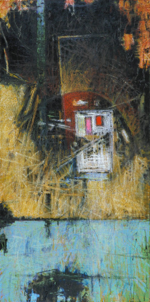 Peinture intitulée "sans-titre61 techni…" par Christophe Dupin, Œuvre d'art originale, Acrylique