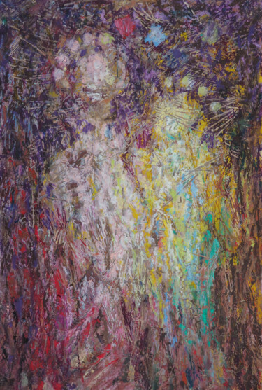 Peinture intitulée "the chosen" par Christophe Dupin, Œuvre d'art originale, Pastel