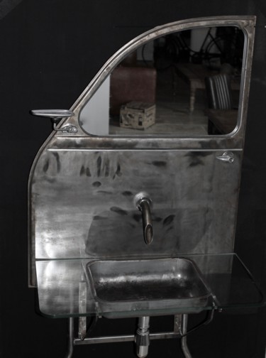 Diseño titulada "Lave main 2CV" por L’Avant Demain, Obra de arte original, Mueble