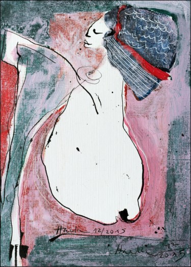 Peinture intitulée "Anna" par Jiri Havlik, Œuvre d'art originale, Acrylique